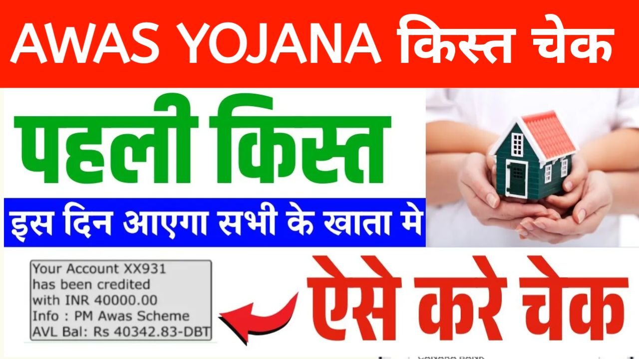 pm awas yojana installment check